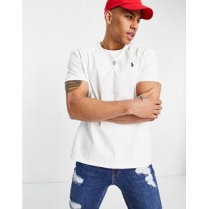 Ralph Lauren T-shirt en coton logo Blanc Polo