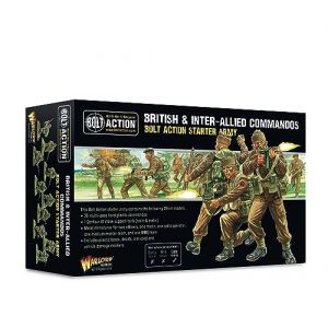 Warlord games Jeu de figurine British & Inter-Allied Commandos Starter Army Extension de jeux de figurines - WL-402011023