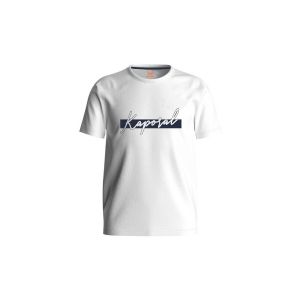 Kaporal Tee Shirt Manches Courtes, pour Garcon, 100% Coton, Coupe Regular, Col Rond, Couleur White, Taille 10A
