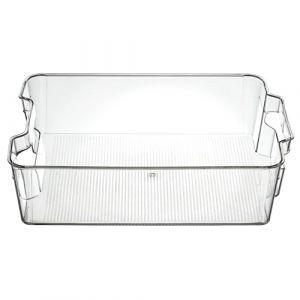 Cook Concept KB6798 Bac Rangement Frigo 32x21x9 cm, 6L, Grande Capacit&eacute;, Dimensions Optimales, Mat&eacute;riau R&eacute;sistant, Design Transparent, Entretien Facile