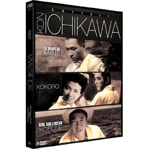 Coffret Kon Ichikawa - Kokoro + La harpe de Birmanie + Seul sur l'océan Pacifique