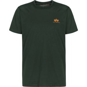 Alpha industries Basic T Small Logo T-Shirt, Dark Petrol, M Homme