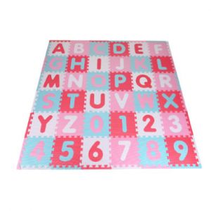 Knorrtoys Knorr toys Tapis puzzle - Alpha bet + Zahlen rose-rose