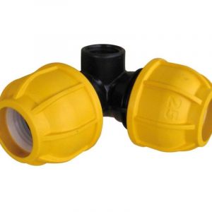 Jardibric Coude à Taraudage Central (Ø25 - f 15x21)