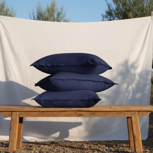 Declikdeco Taie d'oreiller ou taie de traversin Percale de coton Bio Signature