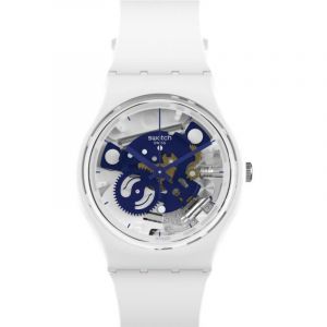 Swatch Montre Unisexe Time To Blue Small SO31W103