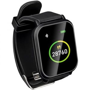 Umbro Montre Connecté Bluetooth - Montre avec Fonctions Sportives - Smartwatch HR et Capteur de Température Corporelle – Montre Connectée Homme Étanches IP68