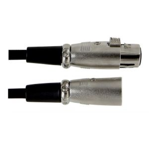 Alpha audio 190040 Basic Line Câble pour Microphone XLR F/M 3 m Noir