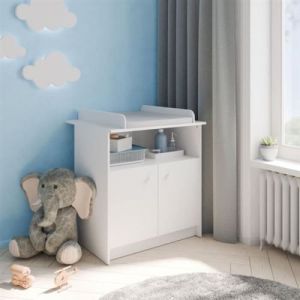 Demeyere Commode a langer 2 portes 1 niche HELICIA mat 79 6 70 94 4 cm