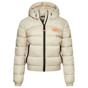Superdry Veste Sports Bomber beige vert orange femme - 14