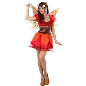 Atosa Déguisement de fée de l'automne femme