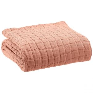 Declikdeco Couvre-lit Swami Argile