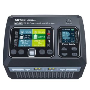 SkyRC Chargeur mix D750 - AC max 500W - DC max 1600W