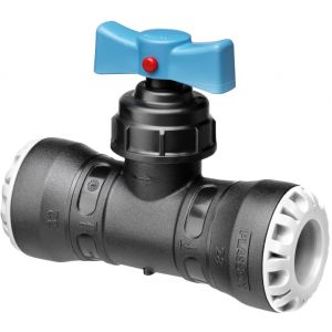 Plasson Vanne encliquetable r&eacute;duite tube PE &Oslash;25 - &Oslash;20 - S&eacute;rie 1