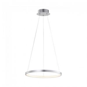 Image de Suspension LED Circle, argentée, Ø 39 cm