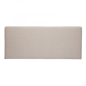Miliboo Tête de lit à accrocher en tissu beige L180 cm LILY - Beige
