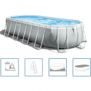 Intex Ensemble de piscine ovale 610x305x122 cm 26798GN, piscine, ensemble de piscine,, piscines, ensembles de piscine