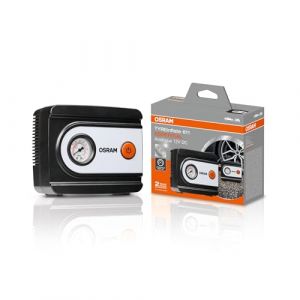 Osram TYREinflate 611 ESSENTIAL, gonfleur analogique, gonflage en 4,5 minutes, tuyau de 60 cm, adaptateur inclus