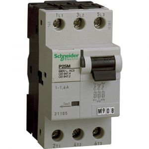 Image de Schneider Electric Disjoncteur Moteur P25M Triphasé - 3P 10A