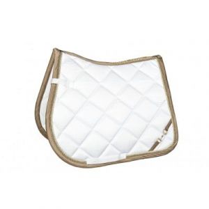 Lauria Garrelli Golden Gate Bit Tapis de Selle Blanc; Une Taille