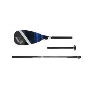 Poolstar Pagaie SUP 100% Carbone Star Paddle SWIFT - 3 sections - Ajustable 165/215cm