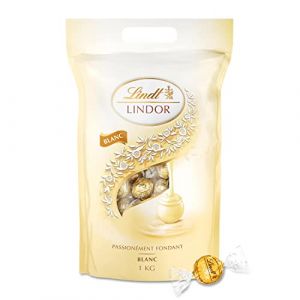 Image de Lindt Sachet Lindor doypack Blanc 1kg