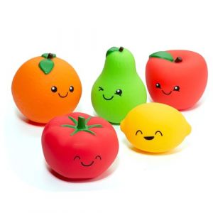 Molto | Ensemble de Fruits sensoriels Doux 5 pièces – Jouet éducatif pour Enfants pour Stimulation sensorielle – Jouet pour bébés et Tout-Petits