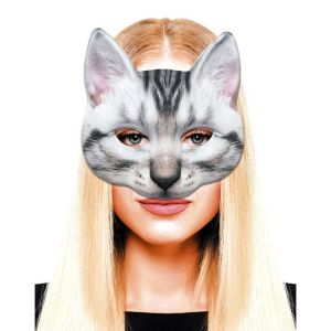 Ruedelafete Masque r&eacute;alistic de Chat