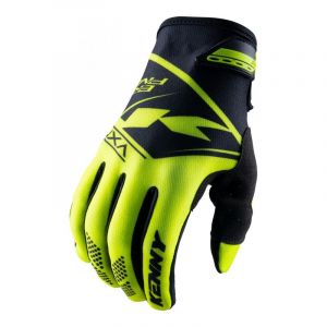 Kenny Gants cross enfant Brave Kid jaune fluo 2023- 2