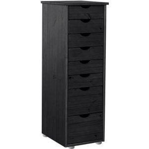 Commode 8 tiroirs noir - Gava