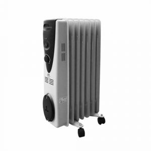Radiateur à Huile 7 modules EDM 1500 W Blanc