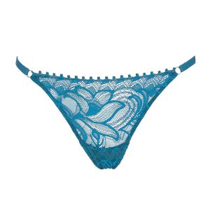 HUIT string en dentelle Bijoux Bleu turquoise - Taille S