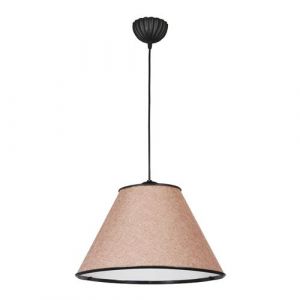 Suspension Clitheroe 70 x 35 x 35 cm E27 noir rose-beige [lux.pro]
