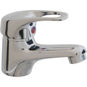 Robinet De Lavabo Au Sol Chrom&eacute;