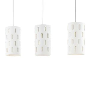 Eglo Suspension RONSECCO Blanc, 3 lumi&egrave;res - Moderne - Int&eacute;rieur - RONSECCO - D&eacute;lai de livraison moyen: 10 &agrave; 14 jours ouvr&eacute;s. Port gratuit France m&eacute;tropolitaine et Belgique d&egrave;s 100 &euro;.