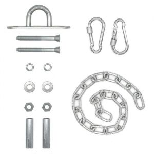 No brand 50cm Chaîne de Chaise Suspendue 230kg avec Crochet de Plafond Suspension Hamac