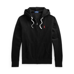 Ralph Lauren Sweat zippé à capuche Polo RL Fleece Gris - Taille L;M;S;XL