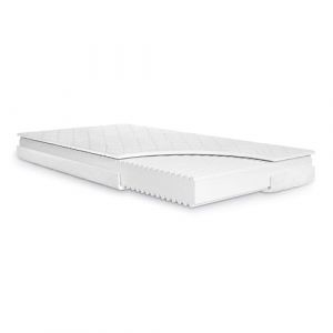 Julius Z&ouml;llner Basic Junior Matelas Junior de qualit&eacute; sup&eacute;rieure, Mousse Confortable ind&eacute;formable avec Profil ondul&eacute;, certifi&eacute; Oeko-Tex Standard 100, fabriqu&eacute; en Allemagne, Dimensions 120 x 200 cm