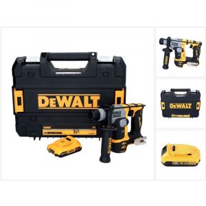 Dewalt DCH 172 Perforateur sans fil 16 mm 1,4 Joule 18V - SDS plus - Brushless + 1x Batterie 2,0 Ah + Coffret TSTAK - sans