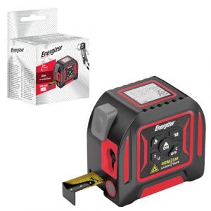 Energizer T&eacute;l&eacute;m&egrave;tre Laser 2 en 1, M&egrave;tre Laser 40m & Ruban &agrave; Mesurer 5m, &Eacute;cran LCD, Rechargeable USB-C, M&egrave;tre &agrave; Ruban Laser Num&eacute;rique Mesureur de Volume - Batterie Longue dur&eacute;e