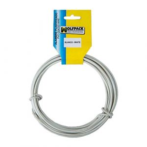 Maurer Rouleau de fil de fer plastifié Blanc 15 m Taille 16/2,7 mm - 1010508