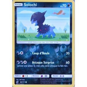 Carte Pok&eacute;mon 60/111 Solochi70 Pv - Reverse Sl4 - Soleil Et Lune - Invasion Carmin Neuf Fr - Neuf