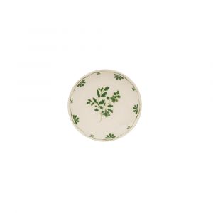 Table passion Assiette &agrave; pain Appoline verte 15 cm (lot de 6)
