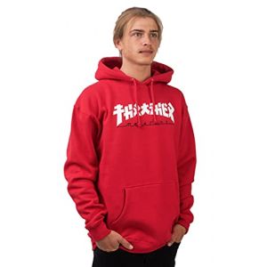 Image de Thrasher Sweat godzilla hood, Red - M