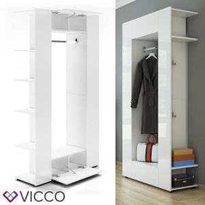 Image de Vicco - Vestiaire "Mats" 106x191cm Blanc