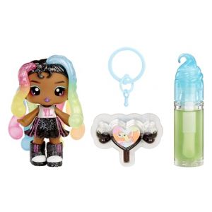 Rainbow high Yummiland Lip Gloss Doll : Sour Sweeties - Sasha Sourworms - Comprend 1 Poupée, Lip Gloss DIY + Porte-Clés Amovible, Jeu Cosmétique, Collection, Pour Enfants de 4 Ans et Plus