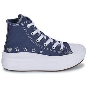 Converse Baskets montantes enfant CHUCK TAYLOR ALL STAR MOVE PLATFORM Bleu - Taille 27,28,29,30,31,32,33,34,35