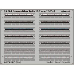 Eduard MAQUETTE MUNITION BELTS 12.7 US 1/72 73007