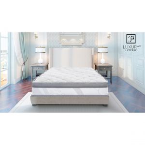 Image de Matelas 180x200 cm Viscoplus Lux, m&eacute;moire de forme, 10 zones de confort, ind&eacute;pendance du couchage, r&eacute;versible, orthop&eacute;dique, 26 cm