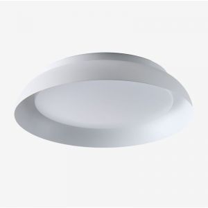 Plafonnier de Plafond LED pour Ext&eacute;rieur en Acier Azanuy SKLUM Blanc